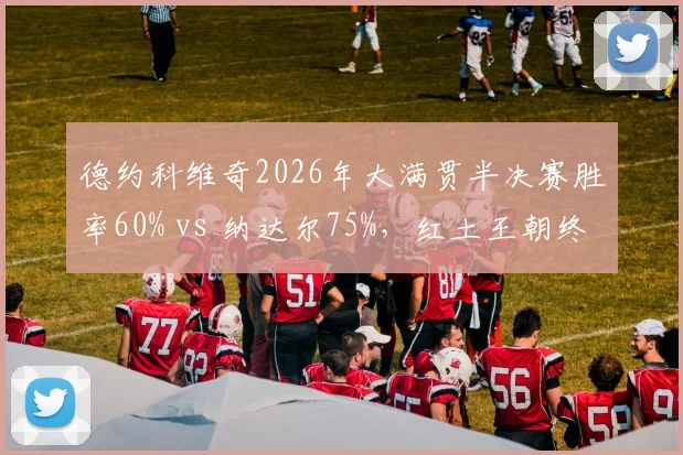 德约科维奇2026年大满贯半决赛胜率60% vs 纳达尔75%,红土王朝终结?